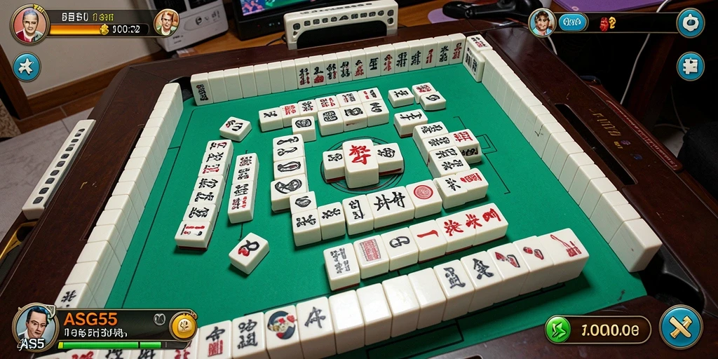 Tampilan menarik dari permainan Mahjong ASG55 yang penuh warna.