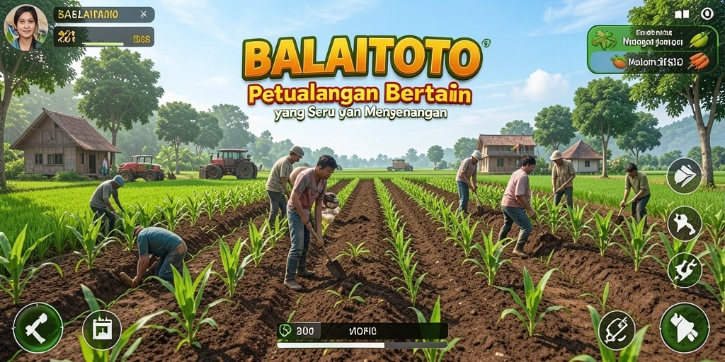 Tampak menariknya gameplay BALAITOTO dengan aktivitas bertani.