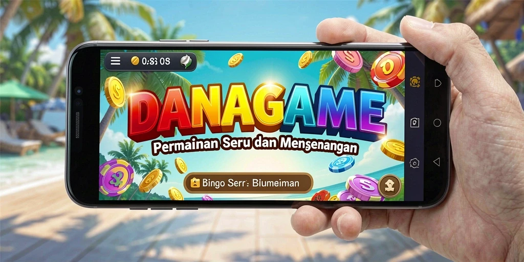 Tampilan menarik dan seru dari gameplay Bingo di DANAGAME.
