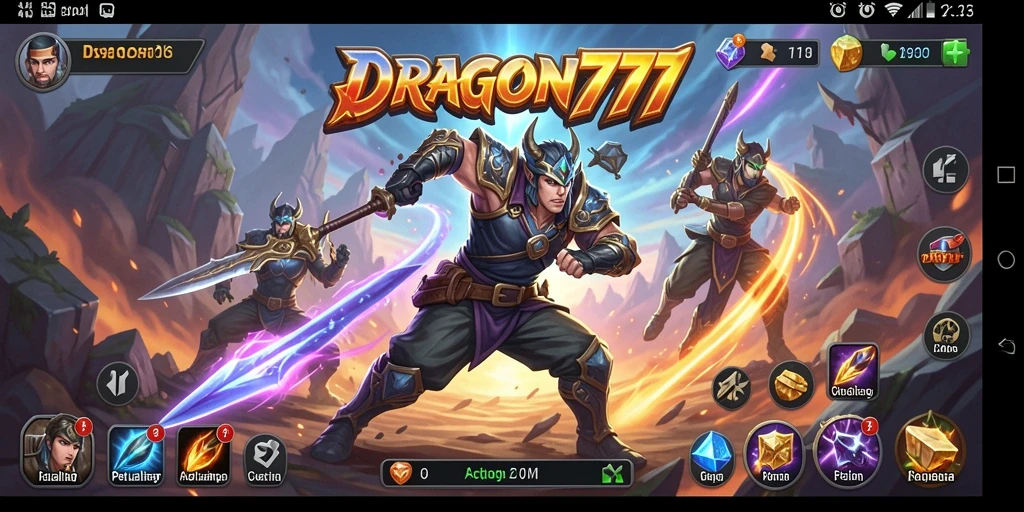 Tampilan gameplay mengasyikkan dengan aksi pertempuran yang dramatis.