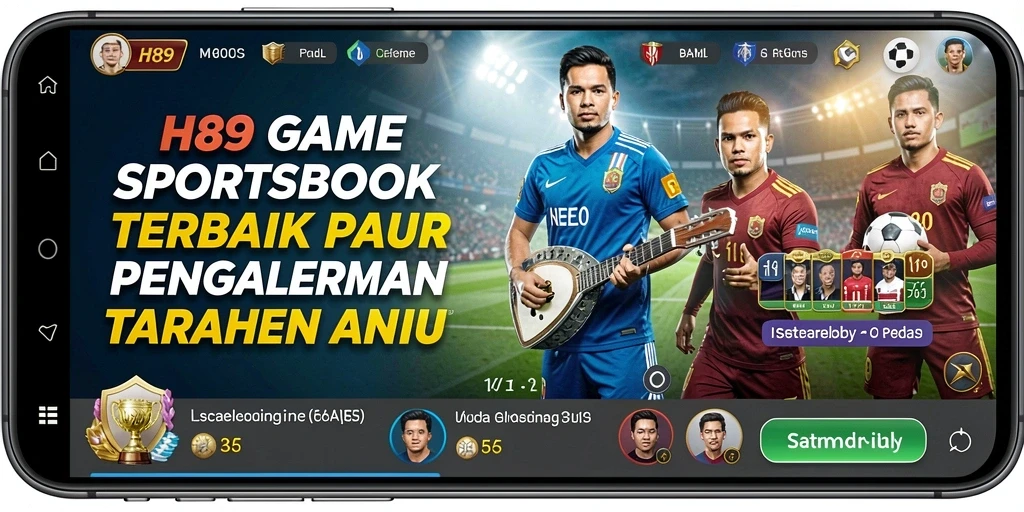 Tangkapan layar H89 menampilkan antarmuka sportsbook yang menarik.