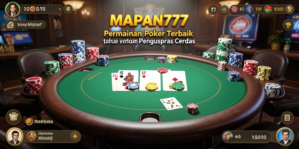 Menampilkan momen seru saat bermain Poker di MAPAN777.