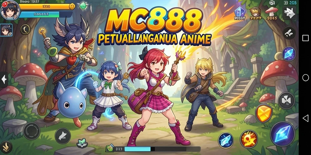 Tampilan gameplay menarik dalam MC888 yang penuh aksi.