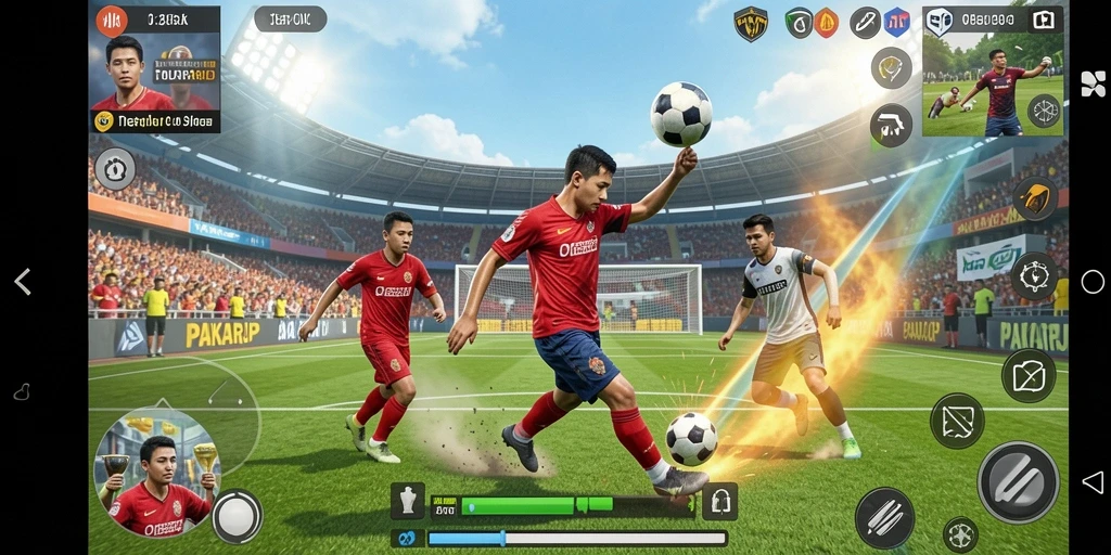 Tampilan gameplay menarik dalam PAKARJP dengan berbagai olahraga.