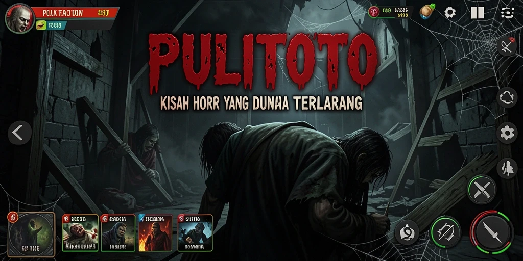Screenshot menampilkan gameplay PULITOTO yang menegangkan.