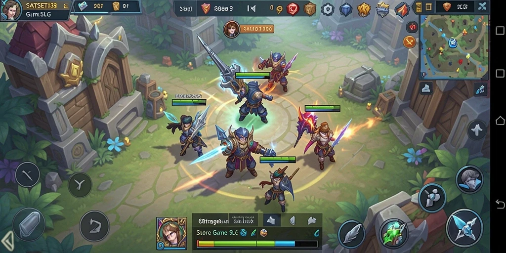 Tampilan gameplay <strong>SATSET138</strong> yang penuh tindakan dan strategi.