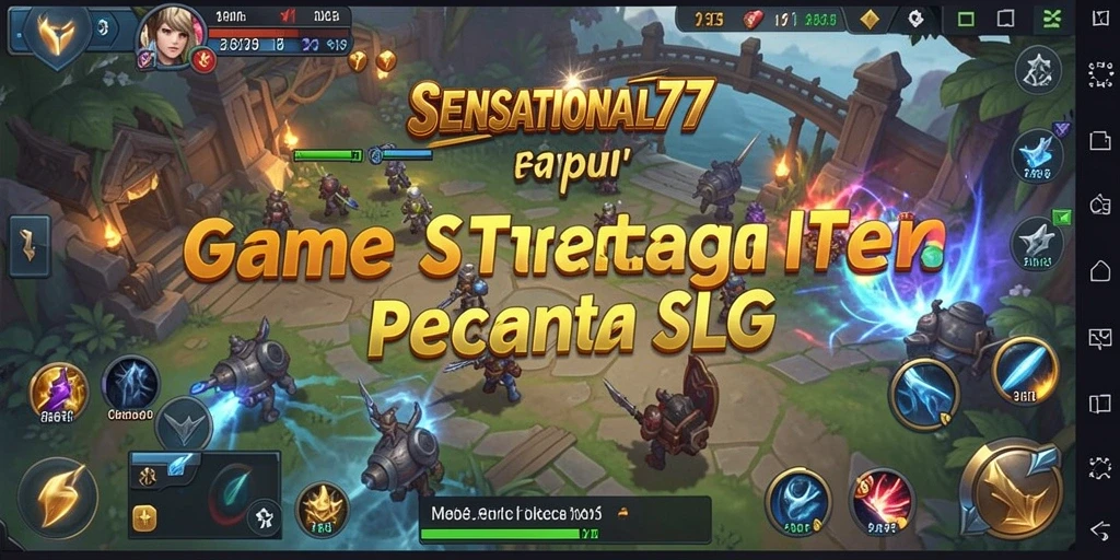 Tampilan dinamis gameplay menantang dalam SENSATIONAL77.