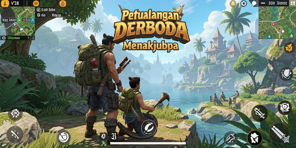 Tampilan gameplay menakjubkan dari dunia Open World VT38.