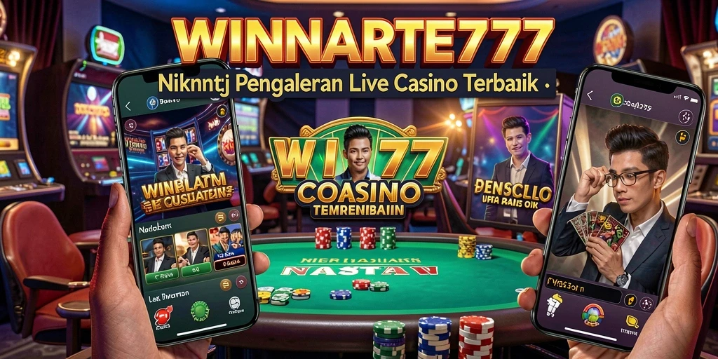 Tampilan gameplay Live Casino yang menarik dan interaktif dari WINRATE777.