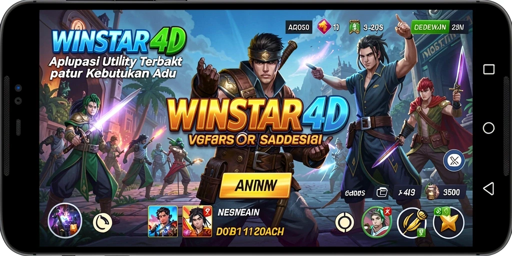 Tampilan antarmuka WINSTAR4D yang sederhana dan fungsional.